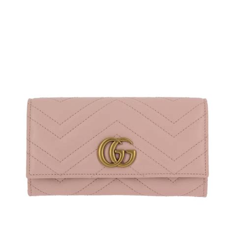 portafoglio rosa gucci|Portafogli e portacarte da donna Gucci .